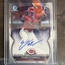 2023 Bowman Draft #CDA-EOD Ethan O’Donnell 1st Bowman Auto Reds