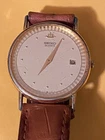 Vintage Very Rare Seiko Credor Double-Signed Dial Watch  5Y39-7010