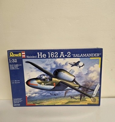 2004 Revell 04723, (Heinkel) He 162 A-2 ''Salamander'' 1:32 Scale Model Kit, OBSK