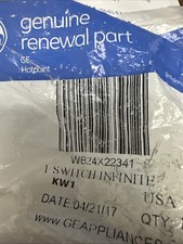 GE Range Infinite Switch WB24X22341 WB24X41827 AP7185796 PS16729007