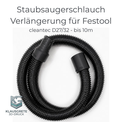 Staubsaugerschlauch Verlängerung - für Festool cleantec D32/27 - bis 10m