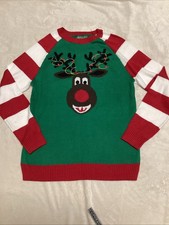Ugly Reindeer Christmas Sweater For Men , Size M.