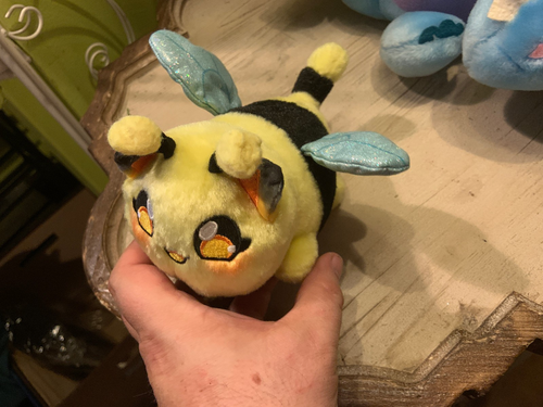 Aphmau Bumble Bee Cat MeeMeows Plush Mystery Safari Limited Edition 6" Yellow - Picture 1 of 15