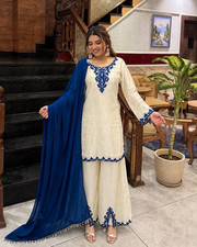Pakistani Designer Indian Salwar Kameez Bollywood Dress Party Wear Suit wedding