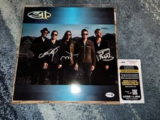 311 Band Signed Vinyl Insert Nick Hexum, Chad Sexton, Tim Mahoney JSA Auth