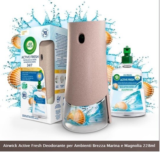 AIR WICK ACTIVE FRESH PROFUMATORE AMBIENTE BREZZA MARINA