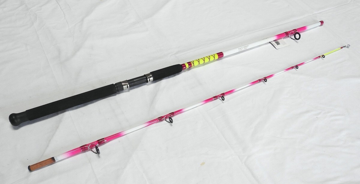 Nite Stick Catfish Spinning Rod 9' 2PC Glow Tip Pink