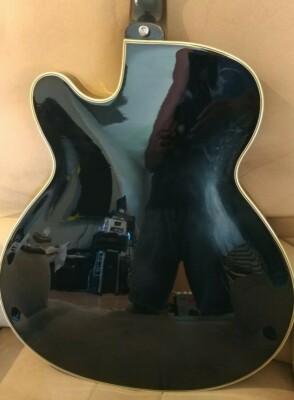Framus Billy Lorento Electric Hollowbody Guitar in gorgeous black