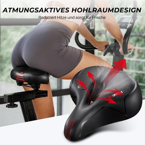 YOUNGDO Extra Breit Fahrradsattel, Gel Fahrradsitz Ergonomisch Fahrrad Sattel - Bild 3 von 7