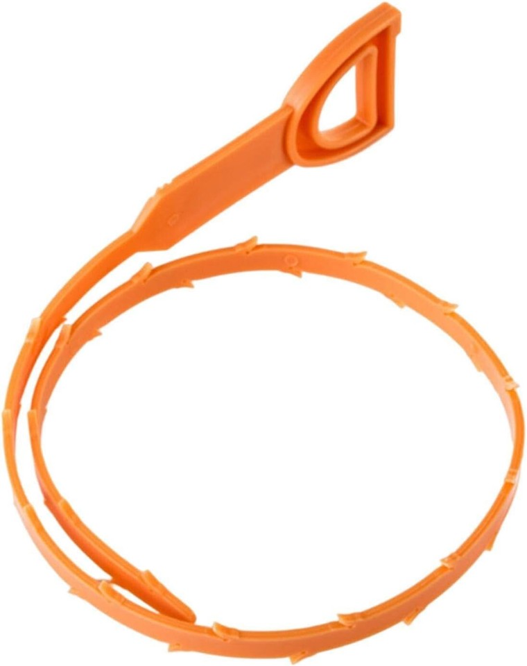 Drain Snake Unblocker Cleaner Hair Remover Sink Plug Hole Shower Bath