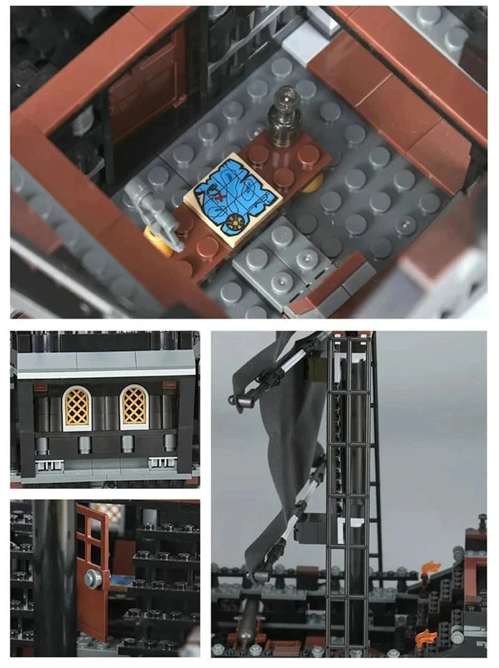 Piratas del Caribe Perla Negra Intercambiable con 6 figuras e instrucciones Foto 4 de 4