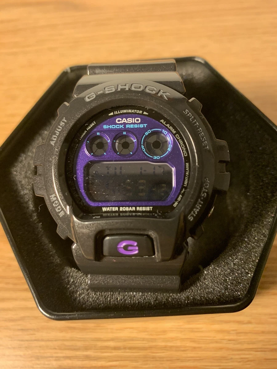 Casio G-Shock DW-6900MF-1 Purple Metallic Dial Men Watch Black/Dark Gray Digital