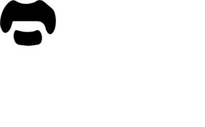 New  Zappa Mustache Vinyl Decal Die Cut for Cars Mugs Tumblers Laptops walls