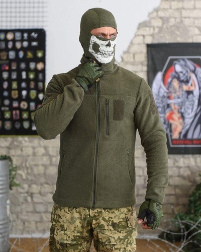 Patriot oliva fleece jacket OR1212 Ukriane 2024 New - Picture 7 of 7