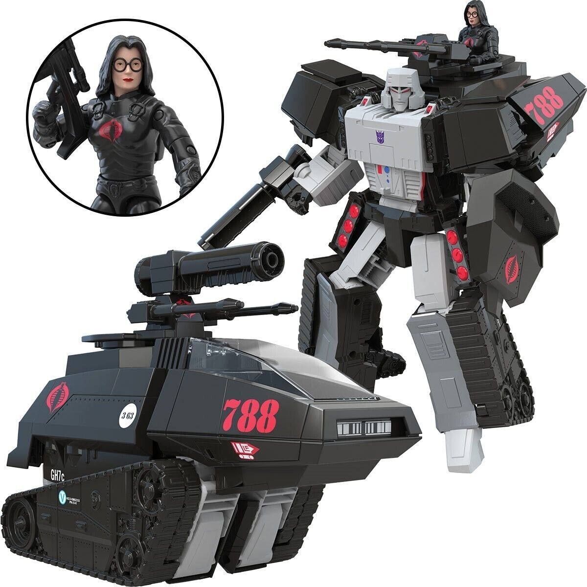 Hasbro Transformers GI Joe Collaborative Megatron HISS Tank Hasbro Transformers GI Joe Collaborative Megatron HISS Tank