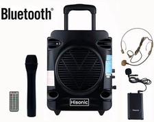 Hisonic HS700 Rechargeable Portable PA System with Dual Wireless Microphone