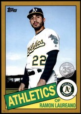 Ramon Laureano 2020 Topps 1985 35th Anniversary 5x7 Gold #85-76 /10 Athletics