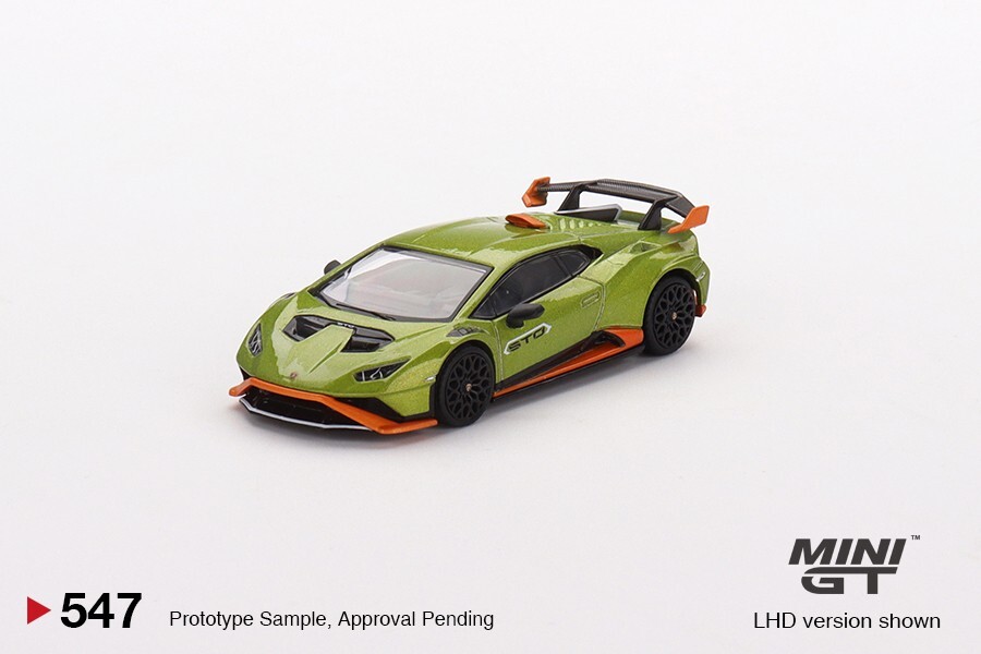 ミニカー MINI GT Lamborghini Huracan Ver. 1 Mini GT 1 64 Lamborghini Huracán STO Verde Citrea Diecast Model