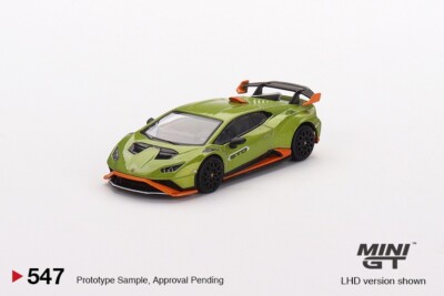 Mini GT 1:64 Lamborghini Huracán STO Verde Citrea Diecast Model