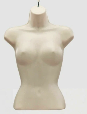 MALE & Female Hanging Mannequin Half Body Form Bust Shop Display 3QTR SKIN