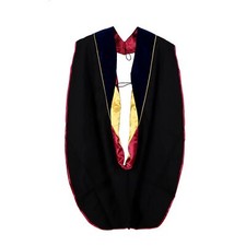 Graduation Doctoral Hood Unisex PhD Academic Hood for Cap Gown Set