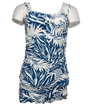 NWT Kim Gravel x Swimsuits For All Skirted 1-Piece Suit - Key West Palm - 12