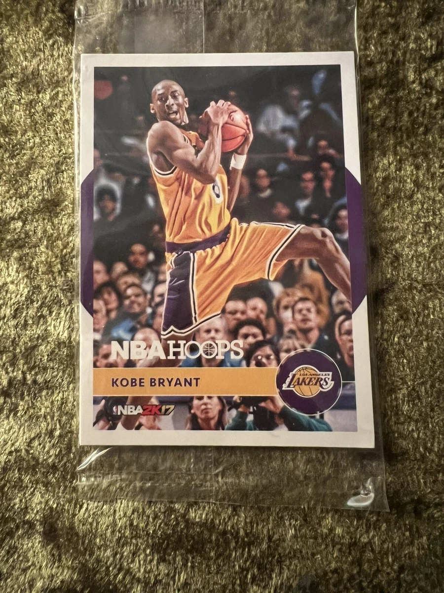 NBA Hoops 2k17 Kobe Bryant No.7 & No.6 Panini Card Unopened/Perfect Cond. RARE