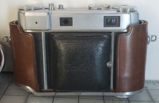 KODAK RETINA III Small "c" CAMERA w/ BROWN LEATHER CASE