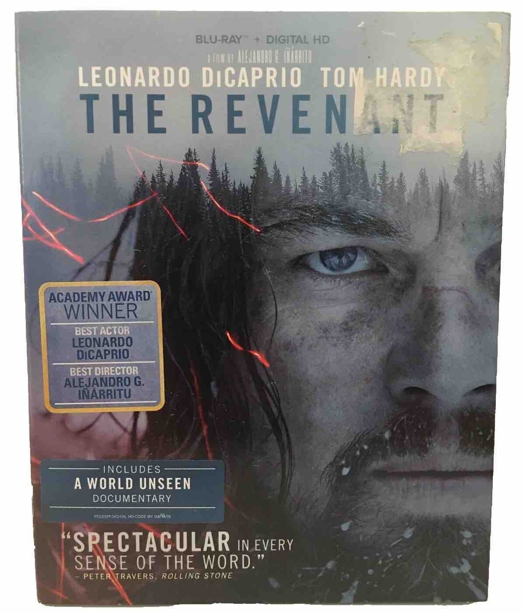 The Revenant (Blu-ray 2016) W/Gatefold Slipcover DiCaprio Hardy