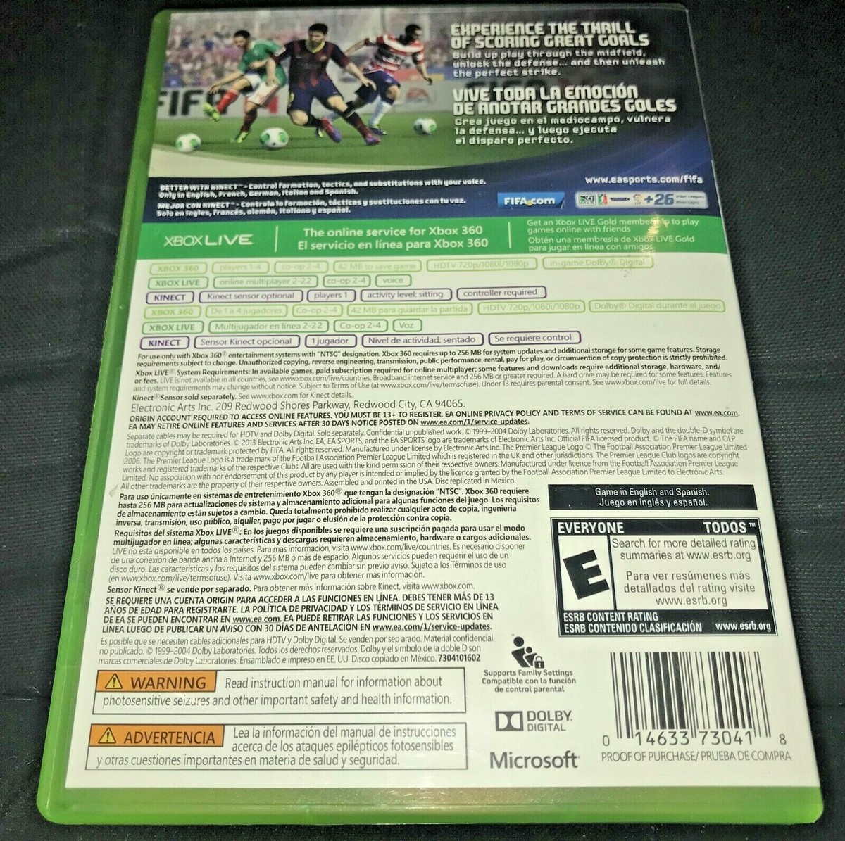Jeux Vidéo FIFA 14 Xbox 360 d'occasion