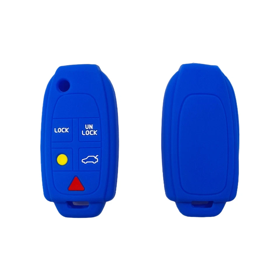 5 Button Silicone Car Key Fob Cover For Volvo S40 C70 V50 C30 2008-2012 Foto 4 de 4