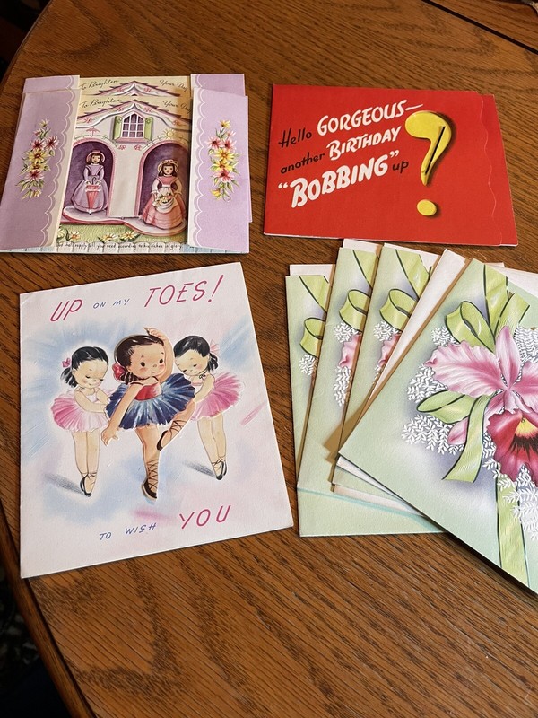 Vintage Lot Of Cards,Sunshine Card,Fun N Action,Artistic Card