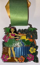 HAWAIIAN SAN DIEGO ALOHA RUN FINISHERS MEDAL HULA