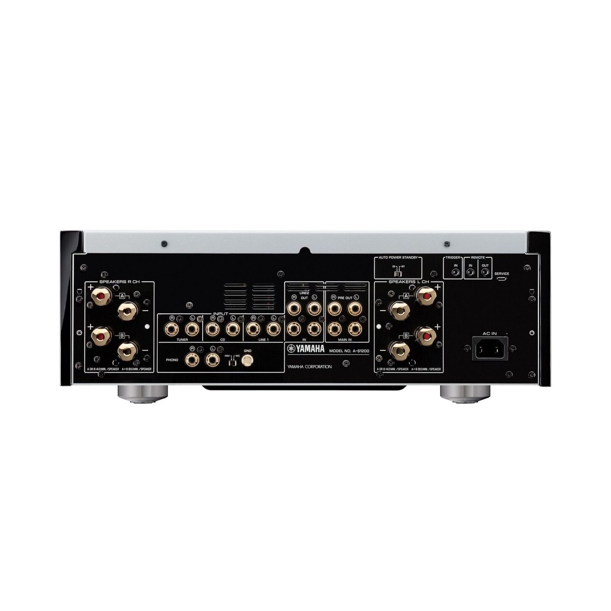 YAMAHA AS1200 INTEGRATED AMPLIFIER SILVER | A-S1200 | eBay