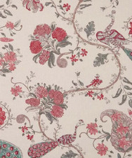 NINA CAMPBELL OSBORNE & LITTLE CURTAIN FABRIC DESIGN Parvani 2.1 MTR COLOURWAY 4