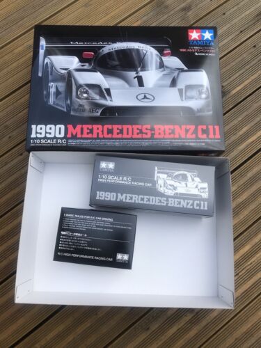 NEW EMPTY KIT BOX TAMIYA 1/10 GROUP C 47484 MERCEDES C11 1990 LIMITED EDITION - Picture 1 of 1