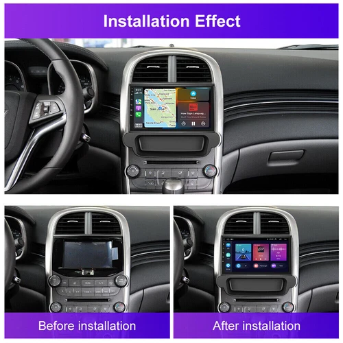 Radio estéreo para automóvil Android 13 Carplay GPS navegación WIFI para Chevrolet Malibu 2013-2015 - Imagen 2 de 11