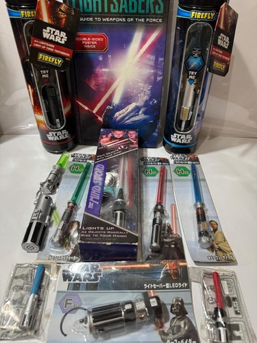 Star Wars Mini Lightsaber Lot: Book, Pens, Firefly Toothbrushes, LED Set Sale - Picture 12 of 12