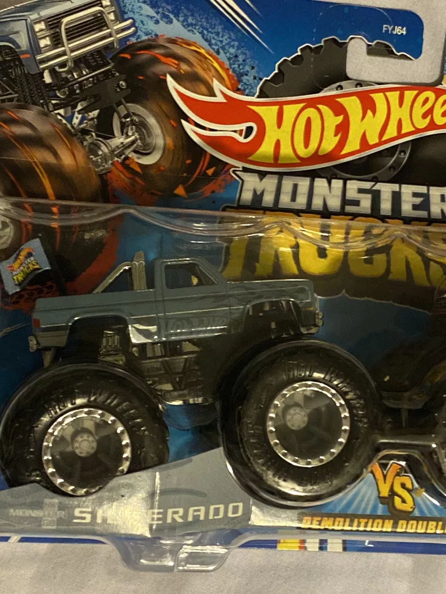 2023 Hot Wheels Monster Trucks (Demolition Doubles) Silverado Vs Raptor