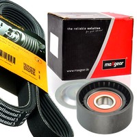 Contitech 6PK1225 Keilrippenriemen + Rolle FüR Fiorino Qubo Nemo Bipper 206 1.4