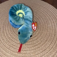 Ty Beanie Baby Hissy The Snake 1997 Rare Retired Vintage 