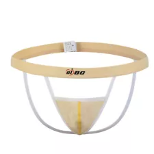 Men's Sexy Low Waist Underwear Jockstraps Breathable Open Back Sexy Thongs