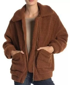 tan teddy bear jacket