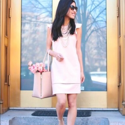 Loft Flutter Sleeve Mini Dress Light Pink Short Sleeve Size 2P | eBay Loft Flutter Sleeve Mini Dress Light Pink Short Sleeve Size 2P | eBay