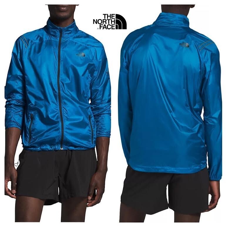 NWT $130 THE NORTH FACE Men XL DRY REFLECTIVE RUNNING Performance JACKET in  Blue