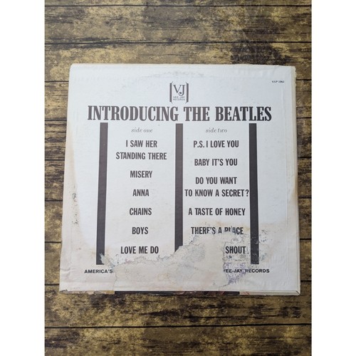 The Beatles Introducing The Beatles Vinyl Record Album SR 1062 - Picture 2 of 3