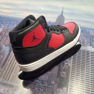 Nike Air Jordan Access Bred Black/Gym Red-White Mens Size 9.5