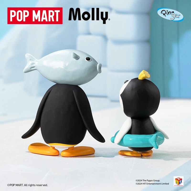その他 popmart molly pingu Baby Molly × Pingu Happy Fishing Series-Vinyl Plush Pendant