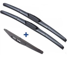 Honda HR-V Wiper Blades Hybrid Aero For SUV 2014-2017 FRT PAIR & REAR 3 xBL