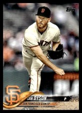 2018 Topps  Sam Dyson #398 San Francisco Giants Baseball Card